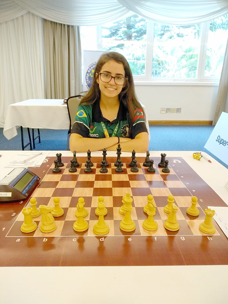 Kathiê é vice-campeã no Campeonato Brasileiro de Xadrez